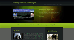 Desktop Screenshot of alchemysofttech.com